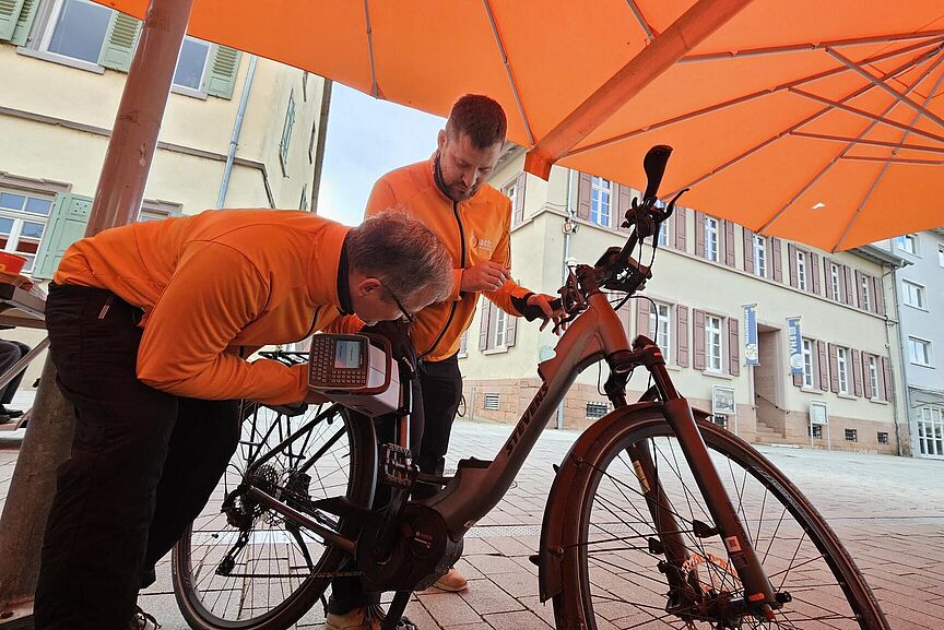 Codieraktion ADFC Wiesloch/Walldorf Codieraktion bei Tari-Bikes, Walldorf