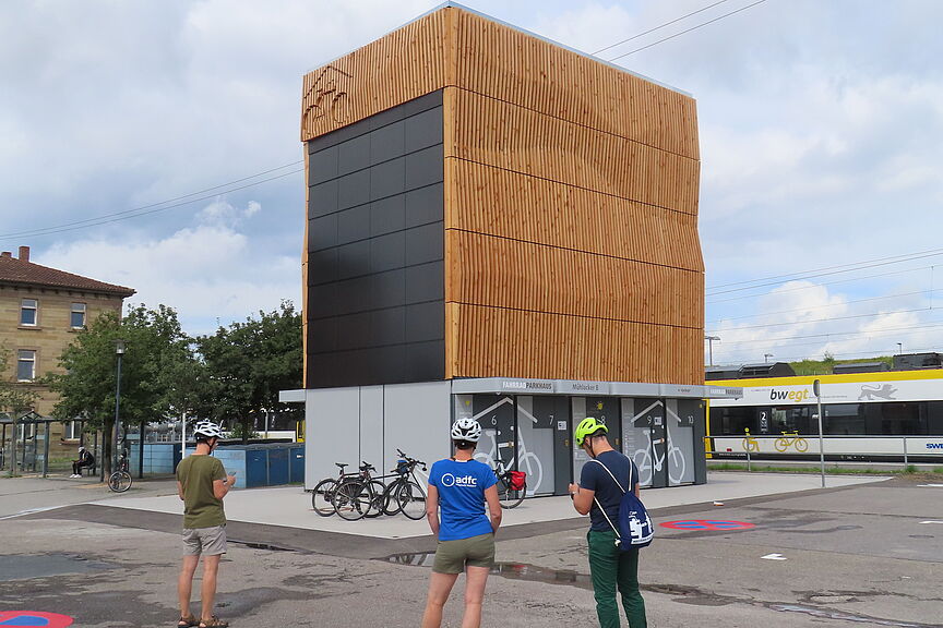 Fahrradparkhaus in Mühlacker Fahrradparkhaus in Mühlacker