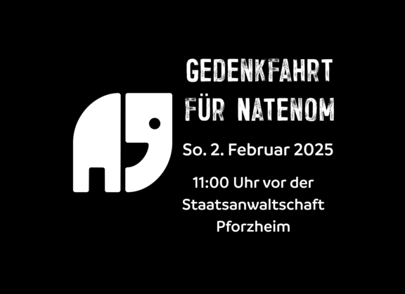 Website-Banner für Fahrraddemo zum Gedenken an Natemon