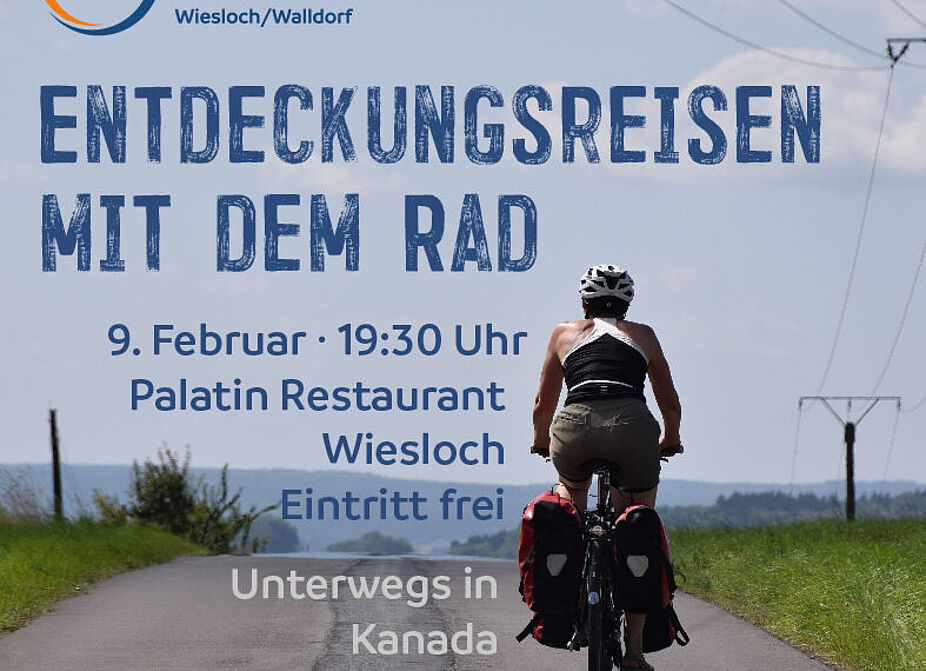 Radreiseabend 2026 Radreiseabend der ADFC Ortsgruppe Wiesloch/Walldorf